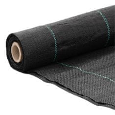 Vidaxl Mulčovací textilie černá 1 x 10 m PP