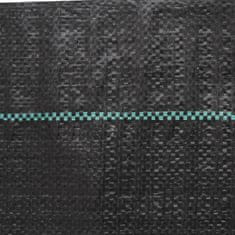 Vidaxl Mulčovací textilie černá 1 x 10 m PP