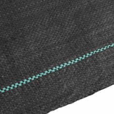 Vidaxl Mulčovací textilie černá 1,5 x 100 m PP