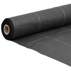Vidaxl Mulčovací textilie černá 4 x 50 m PP