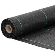 Vidaxl Mulčovací textilie černá 1,5 x 200 m PP