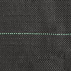 Vidaxl Mulčovací textilie černá 1 x 100 m PP