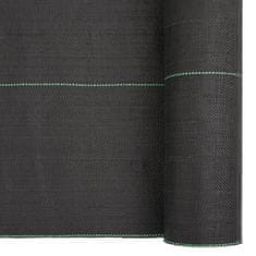 Vidaxl Mulčovací textilie černá 1 x 100 m PP
