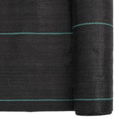 Vidaxl Mulčovací textilie černá 1,5 x 10 m PP