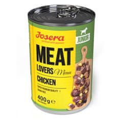 Josera Konzerva pro psy 400g Junior Meat Lovers Menu Chicken