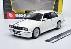BBurago BMW M3 (E30) White/dekor Bburago 1:24