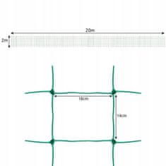 Gardlov 23980 Síť na popínavé rostliny 2 x 20 m