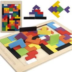 Kruzzel Dřevěné puzzle/tetris Kruzzel 22667 