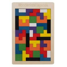 Kruzzel Dřevěné puzzle/tetris Kruzzel 22667 