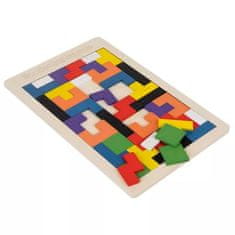 Kruzzel Dřevěné puzzle/tetris Kruzzel 22667 