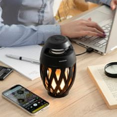 InnovaGoods Wireless Speaker with Flame Effect LED Spekkle InnovaGoods 