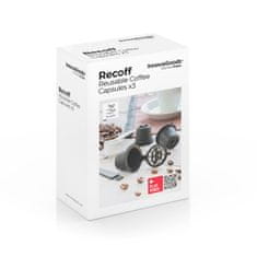 InnovaGoods Set of 3 Reusable Coffee Capsules Recoff InnovaGoods 