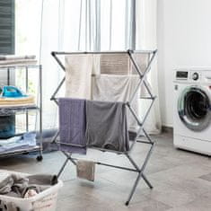 InnovaGoods Folding and Extendable Metal Clothes Dryer with 3 Levels Cloxy InnovaGoods 11 Bars 
