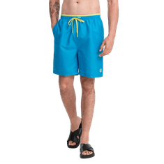 OMBRE Pánské plavecké šortky s dvoubarevným lemem V6 OM-SRBS-0141 modré MDN125753 S