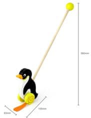 Viga Dřevěná tahačka - tučňák