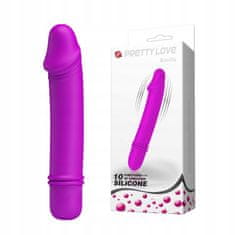 PRETTY LOVE Mini Vibrátor Realistický Sex 12Cm 10Režimů