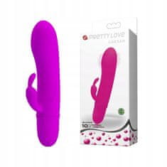 PRETTY LOVE Mini Vibrátor Králík Multifunkční 10Režimů 12Cm