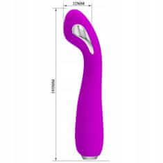 PRETTY LOVE Vibrátor S Elektrostimulací Gspot 19Cm 7Režimů