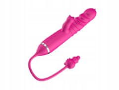 PRETTY LOVE Olizování Jazyka Triple Stimulation Thrusting Vibrator