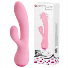 PRETTY LOVE Elegantní Silikonový Multifunkční Vibrátor 17Cm