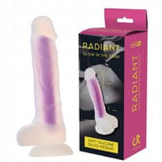 Lovetoy Dildo Svítící Ve Tmě Modře. Produkt Pro Pikantní Zab