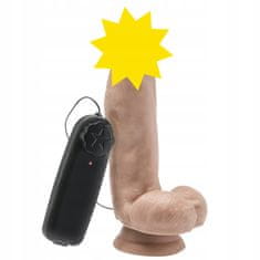 Lovetoy Silné Realistické Dildo Vibrátor Přísavka 15Cm