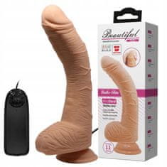 PRETTY LOVE Dildo Zakřivené Přísavka Dálkové Ovládání 28 Cm