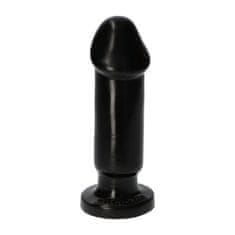 Lovetoy Malé Černé Gumové Dildo Hladké S Přísavkou 13Cm