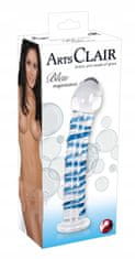 Lovetoy Arts Clair Bleu Glass Dildo