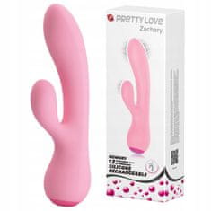 PRETTY LOVE Elegantní Silikonový Multifunkční Vibrátor 17Cm