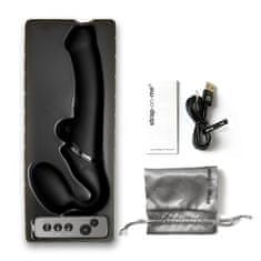 Lovetoy Strap-On S Vibracemi Vibrating Bendable Strap-On Noir M