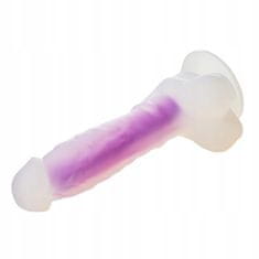 Lovetoy Dildo Svítící Ve Tmě Modře. Produkt Pro Pikantní Zab