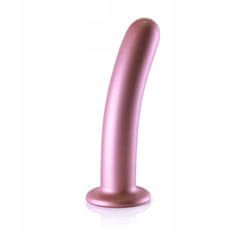 Lovetoy Hladké Silikonové Dildo G-Spot - 7'' / 17 Cm