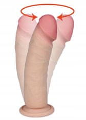 PRETTY LOVE Realistický Dildo S Rotací Kybernetická Kůže 20Cm