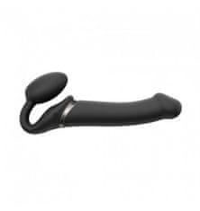 Lovetoy Strap-On S Vibracemi Vibrating Bendable Strap-On Noir L