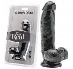 Lovetoy Dildo Get Real Black 6''