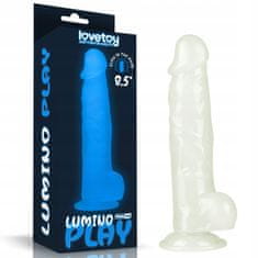 Lovetoy Led Dildo Ohebné Velké Podsvícené 21,5 Cm