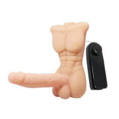 Lovetoy Vibrační Pánské Dildo Tors Člen 13Cm