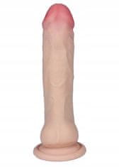 PRETTY LOVE Přírodní Realistický Dildo Kybernetická Kůže 21Cm