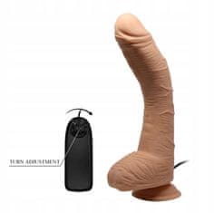 PRETTY LOVE Dildo Zakřivené Přísavka Dálkové Ovládání 28 Cm