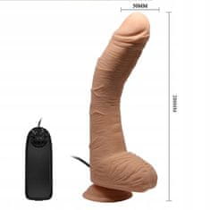 PRETTY LOVE Dildo Zakřivené Přísavka Dálkové Ovládání 28 Cm