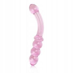 Lovetoy Sladké Růžové Dildo Skleněné Sex 18 Cm