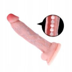 Lovetoy Velký Silný Přírodní Přísavka Dildo 34Cm