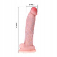 Lovetoy Velký Silný Přírodní Přísavka Dildo 34C