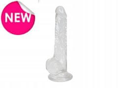 Lovetoy Flexibilní Vyžínané Průhledné Měkké Dildo