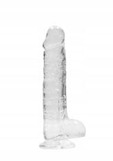 Lovetoy Průhledné Gumové Dildo S Rovným Dříkem 21Cm