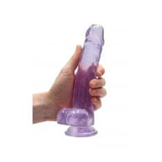 Lovetoy Velké Fialové Dildo S Přísavkou A Varlaty 21Cm