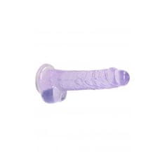 Lovetoy Velké Fialové Dildo S Přísavkou A Varlaty 21Cm