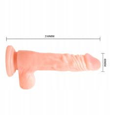 Lovetoy Realistické Žilnaté Dildo S Vibrační Špičkou