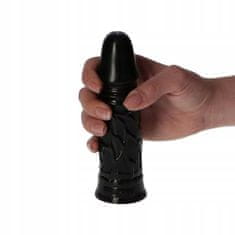 Lovetoy Malé Černé Gumové Žilnaté Dildo S Přísavkou 13Cm